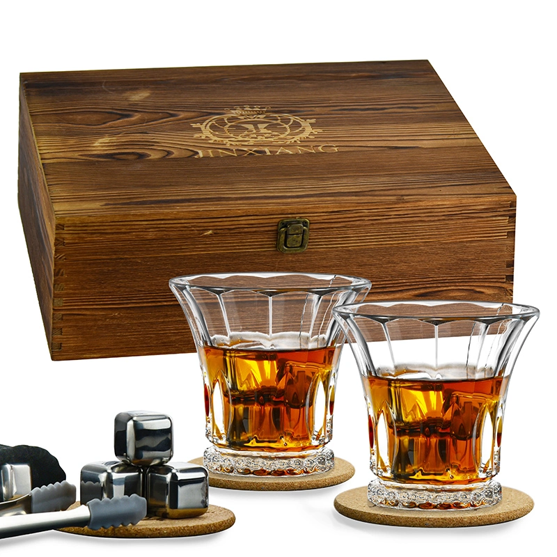 2023 The Best Choice OEM Whiskey Decanter Set in Handmade Pine Box